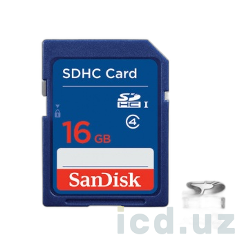 Карта памяти SanDisk Ultra microSDXC Class 10 UHS-I 80MB/s 16GB
