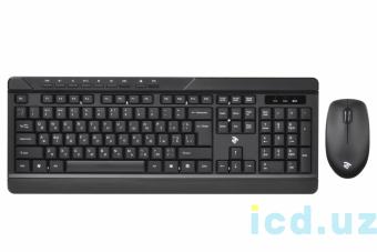 Беспроводной комплект: Клавиатура + Мышка 2E MK410 Black