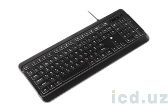 Клавиатура 2E KS120 ILLUMINATED BLACk проводное