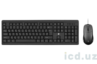Беспроводной комплект: клавиатура+мышь 2E MK401 Black