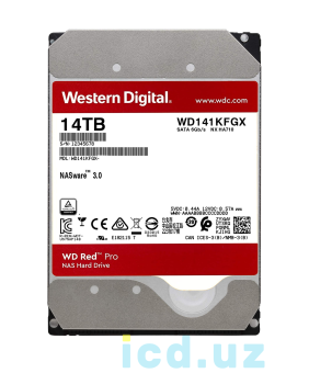 HDD 14Tb Western Digital Red PRO WD141KFGX, 512Mb, SATA III 7200 rpm
